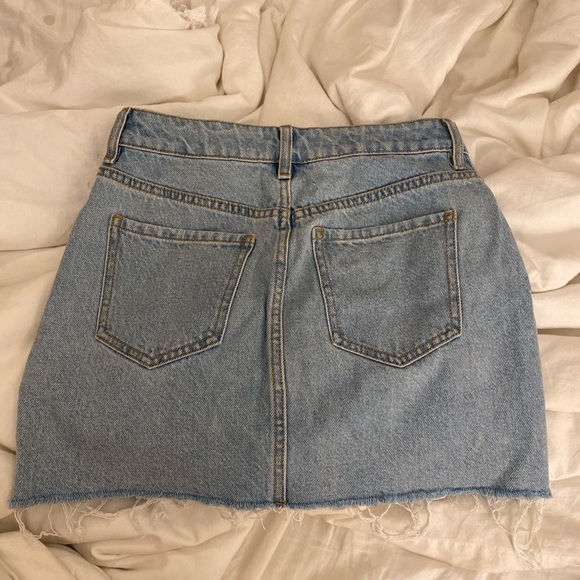 light-washed denim skirt from pacsun!! - Picture 2 of 3